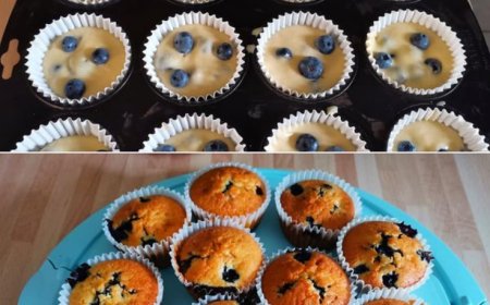 Köstliche Heidelbeermuffins - Ein Rezept für spontane Backfreuden