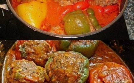 Gefüllte Paprika nach Carstens Art