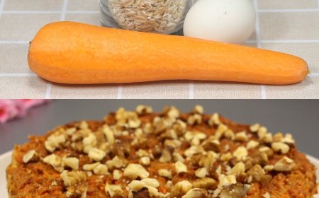 Haferflocken-Kefir-Auflauf mit Karotten, Äpfeln und Walnüssen