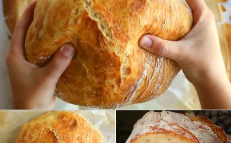 Brot Rezept: Superlecker und Einfach! Außen Knusprig, Innen Weich