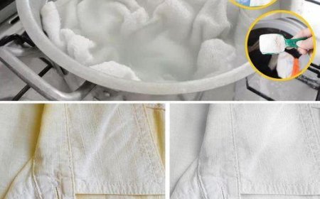 So bleichen Sie Ihre Wäsche auf und entfernen alte gelbe Flecken
