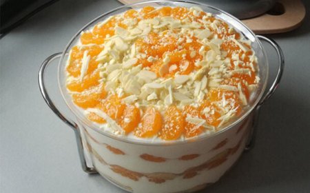 Mandarinentiramisu nach meinem eigenen Rezept