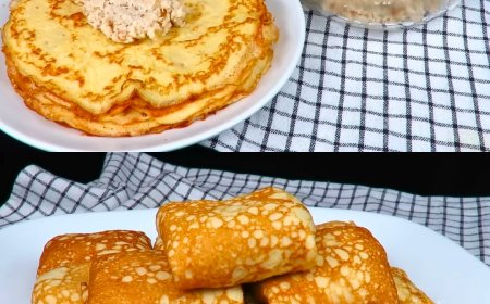 Pfannkuchen ohne Zucker und Mehl