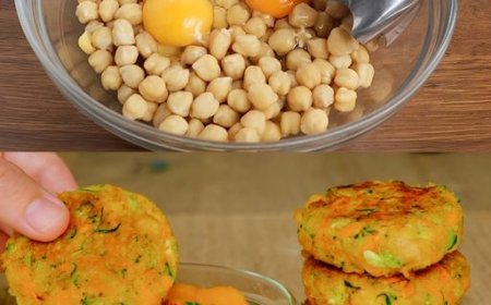 Kichererbsen-Gemüsebratlinge mit Süßkartoffelpüree