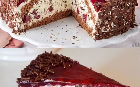 Stracciatella-Kirsch-Torte