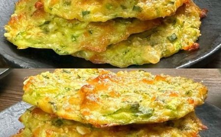 Zucchini-Puffer mit Haferflocken