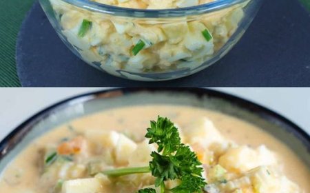 Einfache Eiersalat