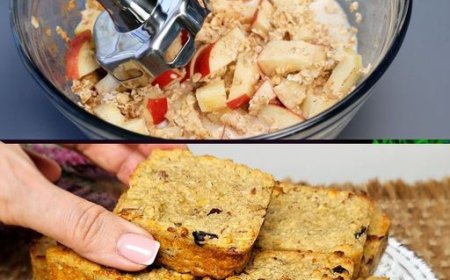 Rezept für Apfel-Haferflocken-Muffins
