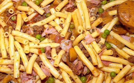Hirtenmakkaroni mit 300 g Hackfleisch in wenigne Minuten zubereitet