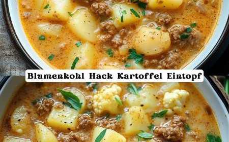 Blumenkohl Hack Kartoffel Eintopf