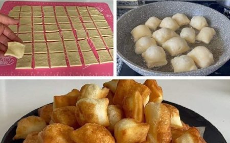 Windkuchen aus 3-Zutaten-Teig, super knusprig