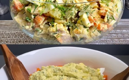 Längst vergessener Salat, aber sehr lecker aus einfachen Produkten! Keine Mayonnaise