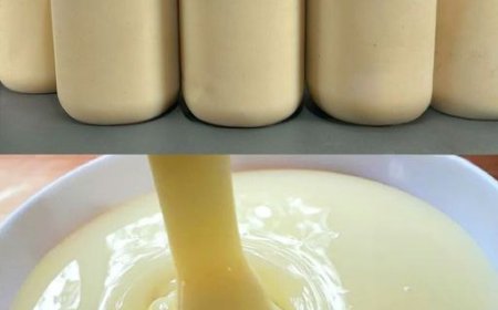Selbstgemachte Kondensmilch mit 2 Zutaten: lecker und ergiebig