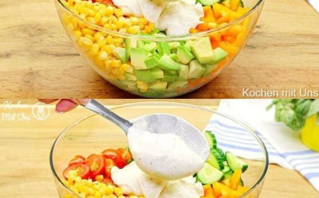 Leichter Sommersalat, dieses Rezept kennen nur wenige