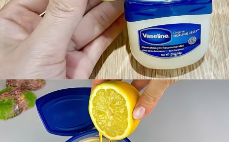 Mischen Sie Vaseline mit Zitrone und Sie werden überrascht sein