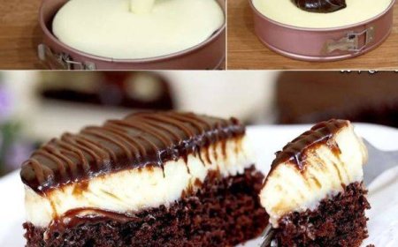 Schokokuchen mit Vanillepudding, Ich bin ohne Worte, SOOOO LECKER