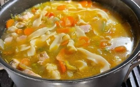 Hühnernudelsuppe