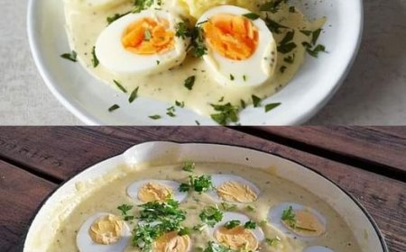Eier in Senfsauce
