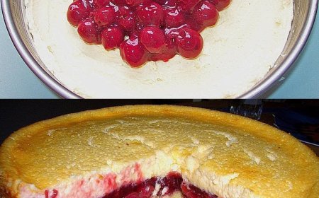 Omas Kirschkuchen in 5 Min. bereit für den Ofen