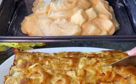 Leckerer Apfelkuchen in 10 Minuten, Schmilzt auf der Zunge