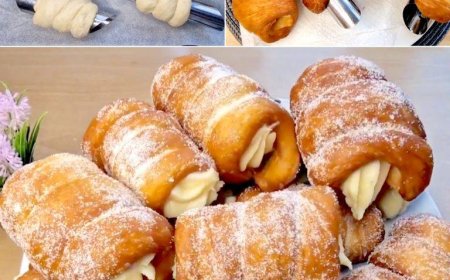 Cartocci mit Vanillecreme