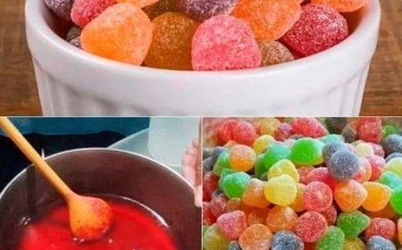 Wie man Schritt für Schritt selbstgemachte Gummibärchen (Gelees) herstellt