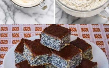 Mohnkuchen mit Glasur – Fantastisches Tassenrezept