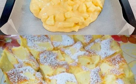Apfelkuchen in 10 Minuten im Ofen, sowas von lecker