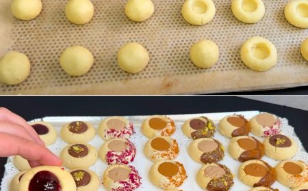 Verschiedene Kekse mit Füllung: das Rezept mit nur einem Teig