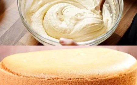 4 Zutaten Biskuit der immer gelingt mit 150g Mehl