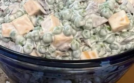 Klassischer Erbsensalat