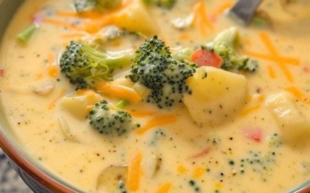 Brokkoli-Cheddar-Suppe