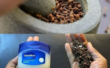 Nelken mit Vaseline mischen