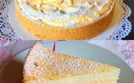 Quark Schneekuchen mit Vanillepudding, super Lecker