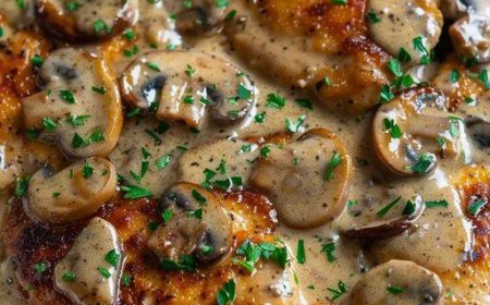 Die leckerste Pfanne ever, Hähnchen Pilzpfanne in 15 Minuten