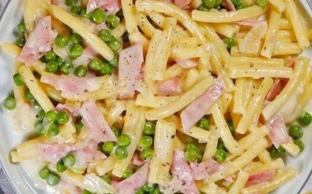 Makkaroni mit Schinken