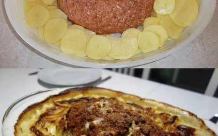 HACKBRATEN MIT KARTOFFELN IN SAHNE, Jedes Jahr ein absolutes Muss