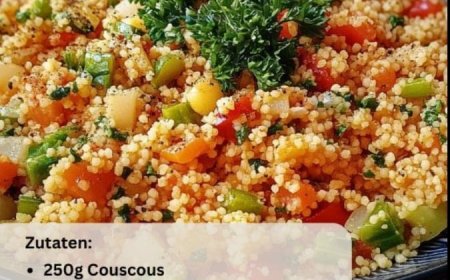 Couscous-Salat, lecker würzig