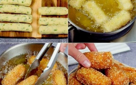 Kartoffelkroketten: schnell, lecker und perfekt für ein leckeres Mittagessen