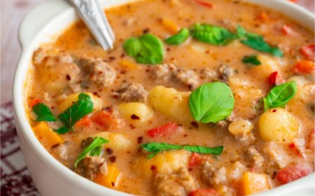 Schmeckt am nächsten Tag genauso perfekt wie frisch zubereitet, Cremige Gnocchi-Suppe