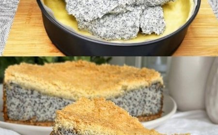 Der cremigste Mohnkuchen mit Schmand, Eins meiner Lieblingsrezepte