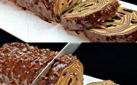 Schokoladenrolle ohne Backen