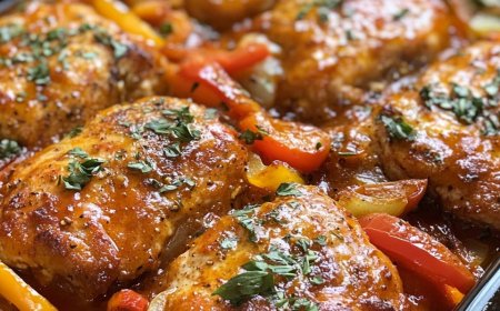 Paprikaschnitzel aus dem Ofen