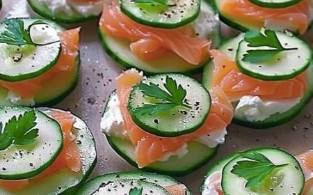 Gurken Lachs Häppchen
