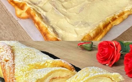 Pfannkuchen Rollen mit Joghurt Creme Füllungg
