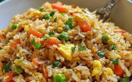 Gebratener Reis mit Ei  Gemüse  Einfach & Lecker