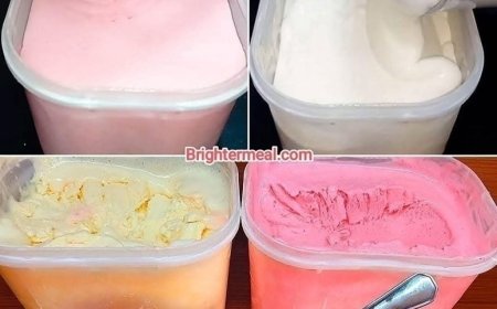 Einfache Eiscreme-Rezept: Zutatenliste