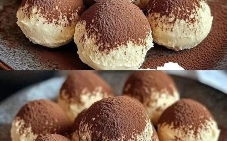 Tiramisu Kugeln mit 200 g Mascarpone und 120 g Löffelbiskuits