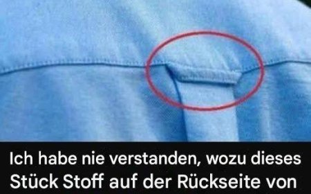 Der mysteriöse Haken auf der Rückseite von Hemden: Wozu dient er wirklich