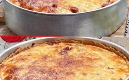 Köstliche Torte mit einem einfachen Teig aus nur 2 Zutaten,